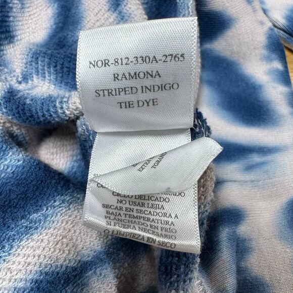 Rails Ramona Striped Indigo Tie Dye Sweater Women's Size XL New With Tags - Picture 7 of 10
